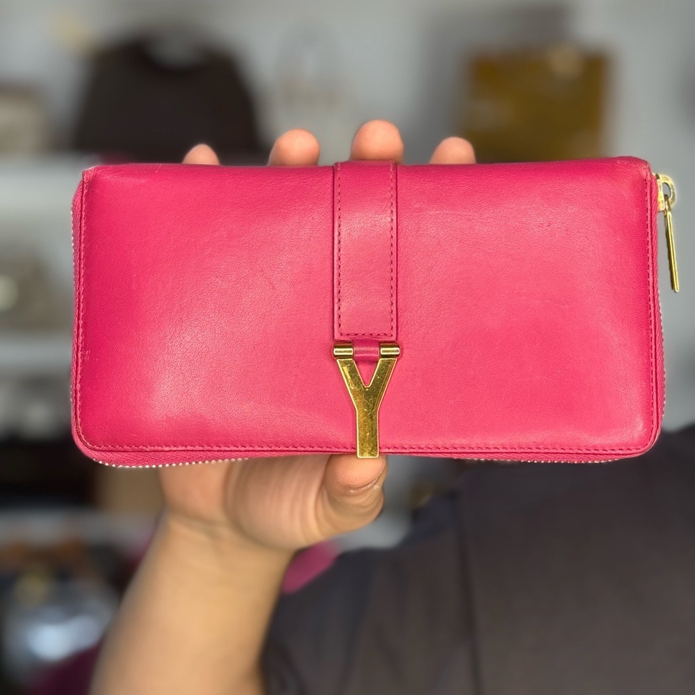 YSL PINK WALLET